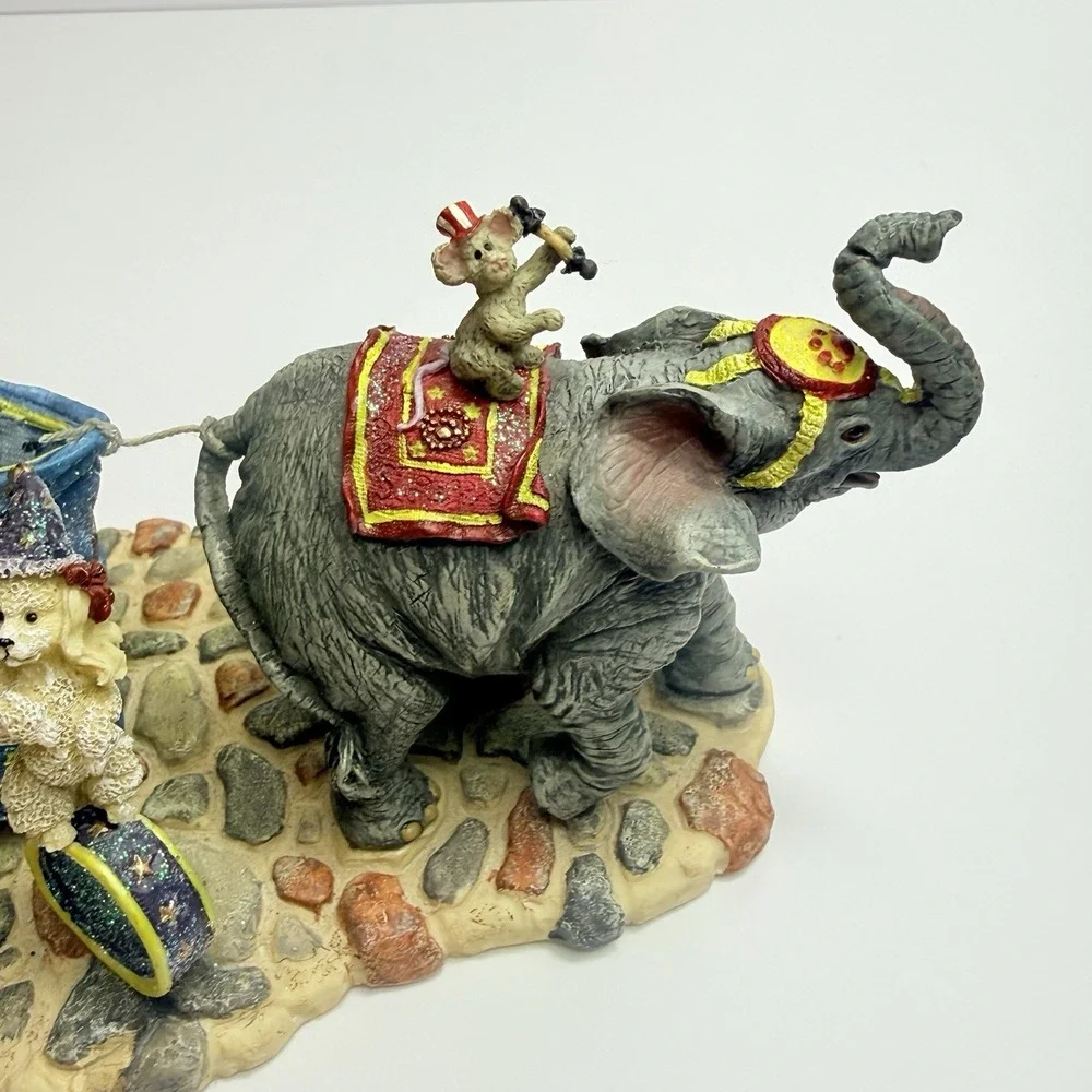 Vintage Boyds Bears Circus Parade Elephant Figurine 227808 Limited Edition 7021